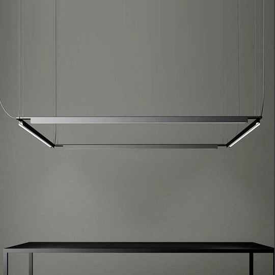Compendium Linear Pendant Lamp For Restaurant Bar Art Led Creative Postmodern Pendant Lights