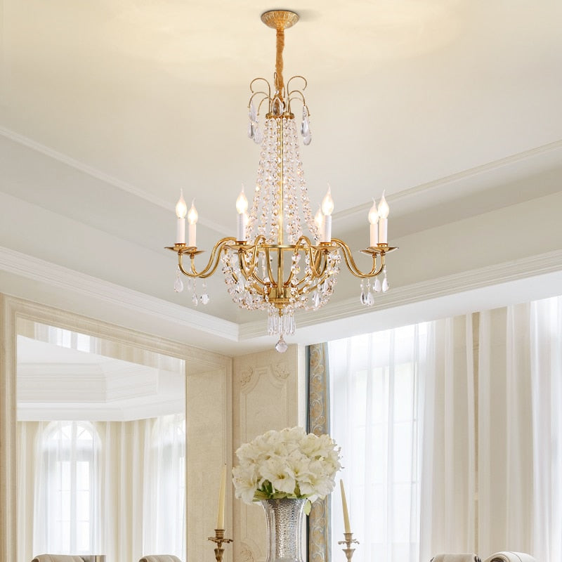 Fleur - European Vintage Rustic Chandelier Industrial Style Pendant Light Chandelier