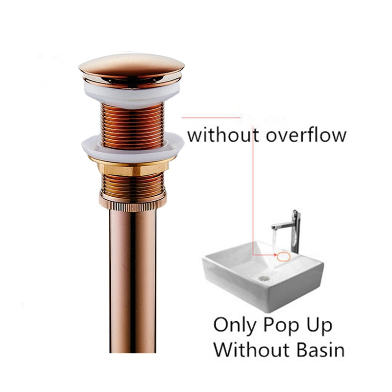 Basin Mixer Waterfll Faucet Bathroom Sink Faucets Brushed Gold Brass 3 Holes Double Handle