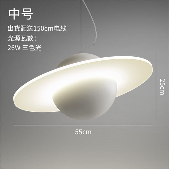 Nordic Design Minimalist Jupiter Ring Pendant Lights For Living Room Decoration Adjustable Led