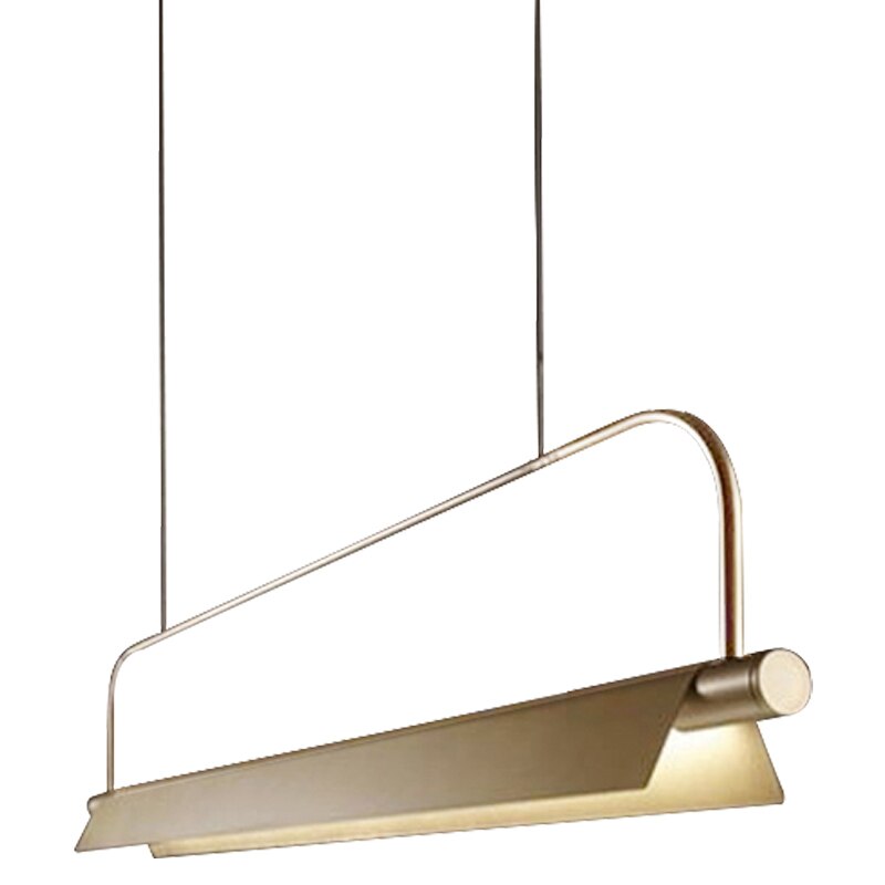 Modern Led Restaurant Chandelier Nordic Long Office Lighting Bar Study Lamp Pendant Light