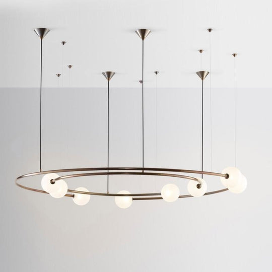 Modern Ball Pendant Chandelier - Stylish Lighting For Living Room Dining And Study Black /