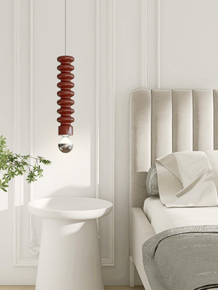 Creative Nordic Minimalist Bedside Pendant Lamp - French Style Bedroom Atmosphere Light