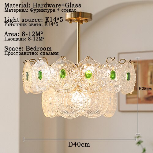 Modern Led Chandelier Luxury Lustre Retro Ceiling Lights Lighting Vintage Chandeliers Home