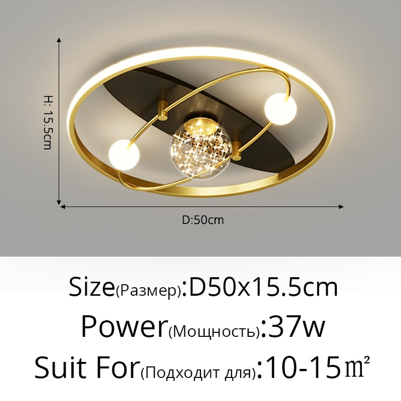 Gypsophila Bedroom Chandeliers Nordic Modern Minimalist Atmosphere Luxury Study Living Room Light