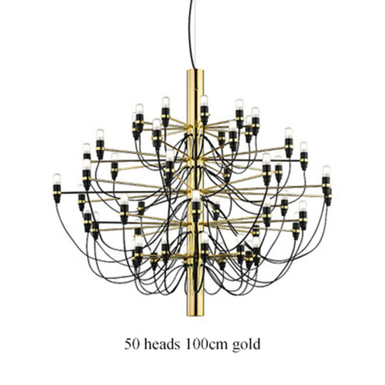 Modern Led Ceiling Chandelier Replica Pendant Lights Luxury Flo Suspension Lamp Living Room Hotel