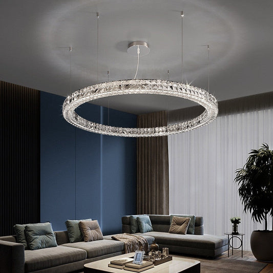 Modern Luxury 3 - Sides Design Crystal Led Chandelier Lighting Living Dining Room Lustre Chrome