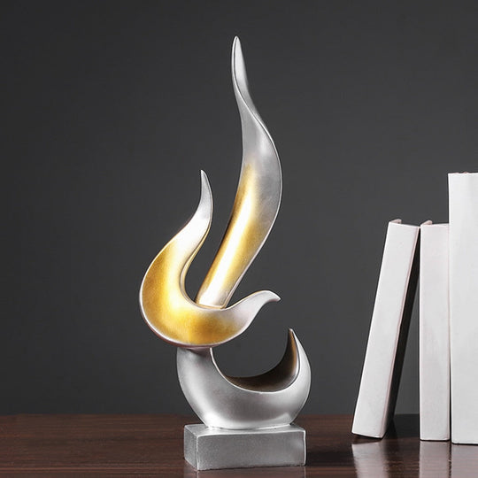 Abstract Sculpture: Creative Figurine For Living Room Tv Shelf Modern Statues Statue Home Decor And