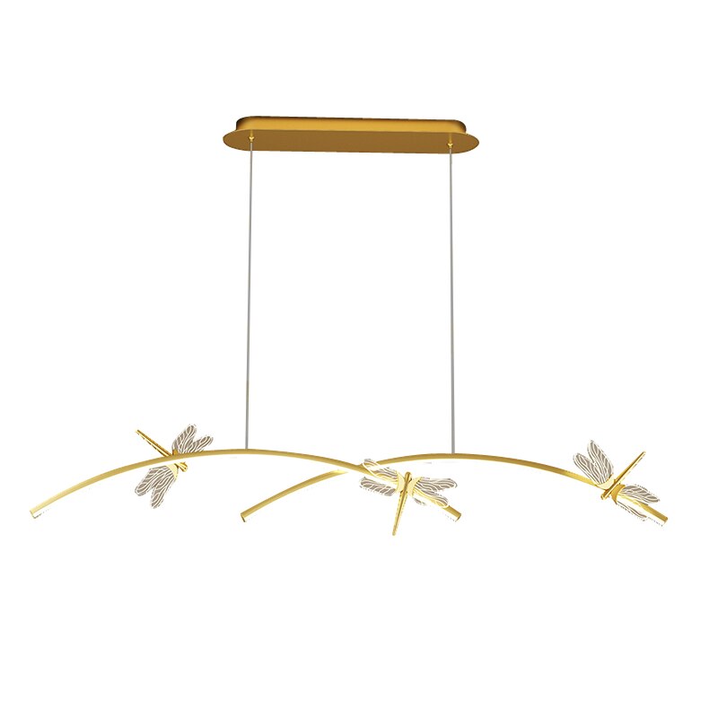 Restaurant Chandelier Light Luxury Creative Nordic Personality Long Strip Cafe Table Designer Bar
