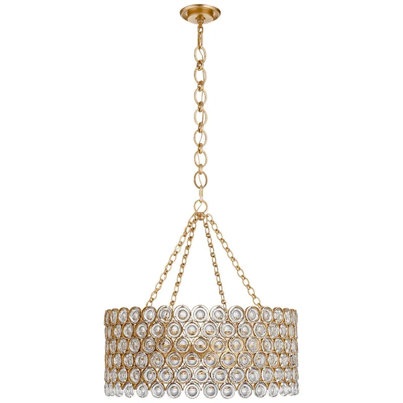 Modern Crystal Chandelier Ceiling Lamp - Gold/Silver Finish For Living Room Decor Pendant Lighting
