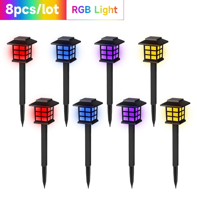 Solar Light Led Outdoor Patio Driveway Waterproof Christmas Garden Decor Lawn Lights Pathway Energy
