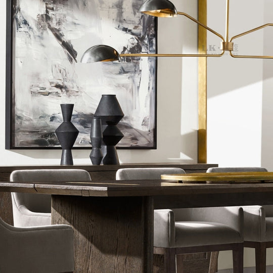 Neoclassical Inspired Copper Toned Modern American Italian Designer Chandelier With Retro Appeal