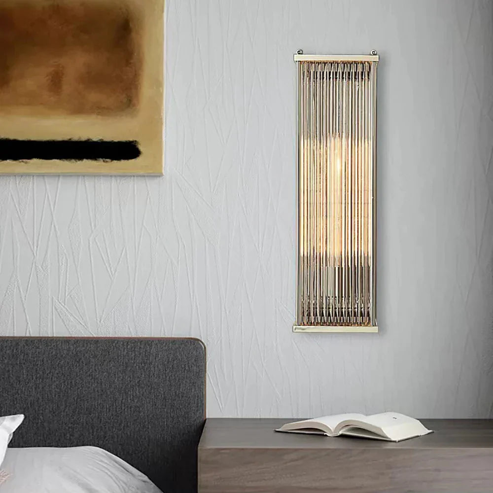 American Loft Led Rectangle Luxury Hanging Lights - Stainless Steel And Glass Fixture For Various
