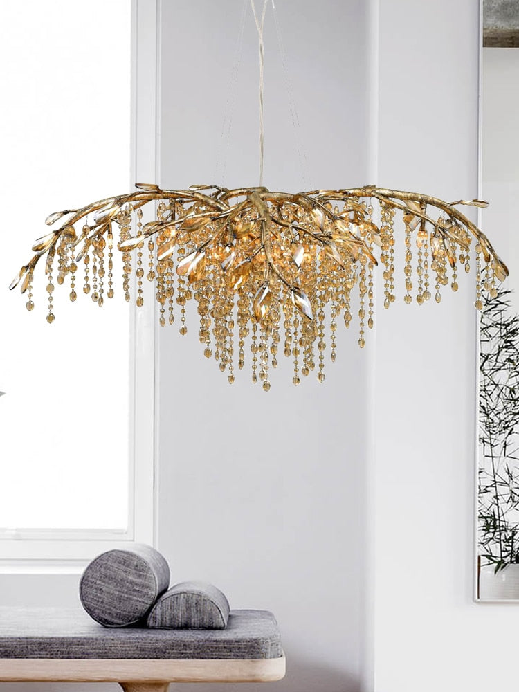 French Crystal Chandelier Designer Style Creative Living Room Dining Luxury Villa Decoration For