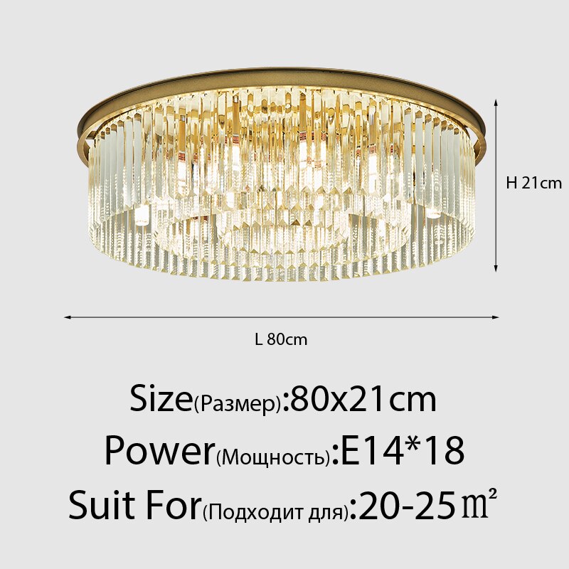 Susie - Modern Industrial Retro Crystal Chandelier 18Heads Gold3 Chandeliers