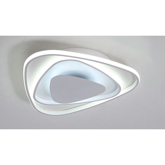 Nordic Ultra Thin Led Ceiling Light With Remote Black White For For Living Room Bedroom Light