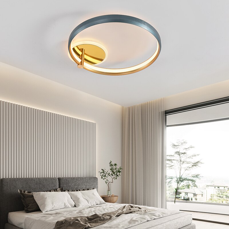 New Living Room Chandeliers High-Grade Aluminum Hall Ceiling Lamp Bedroom Modern Whole House Package