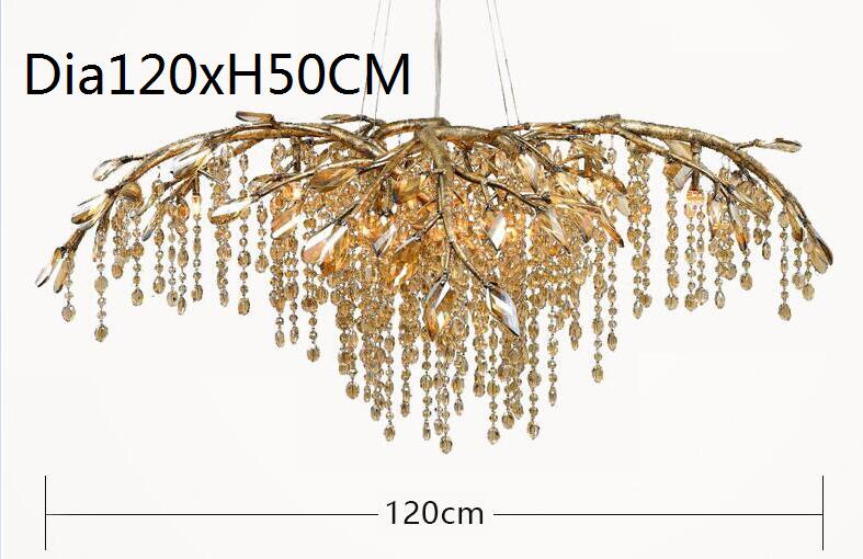 French Crystal Chandelier Designer Style Creative Living Room Dining Luxury Villa Decoration For