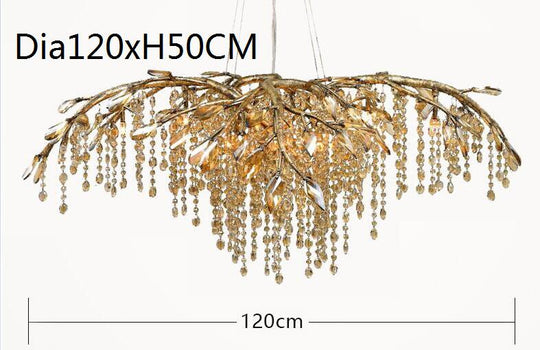 French Crystal Chandelier Designer Style Creative Living Room Dining Luxury Villa Decoration For