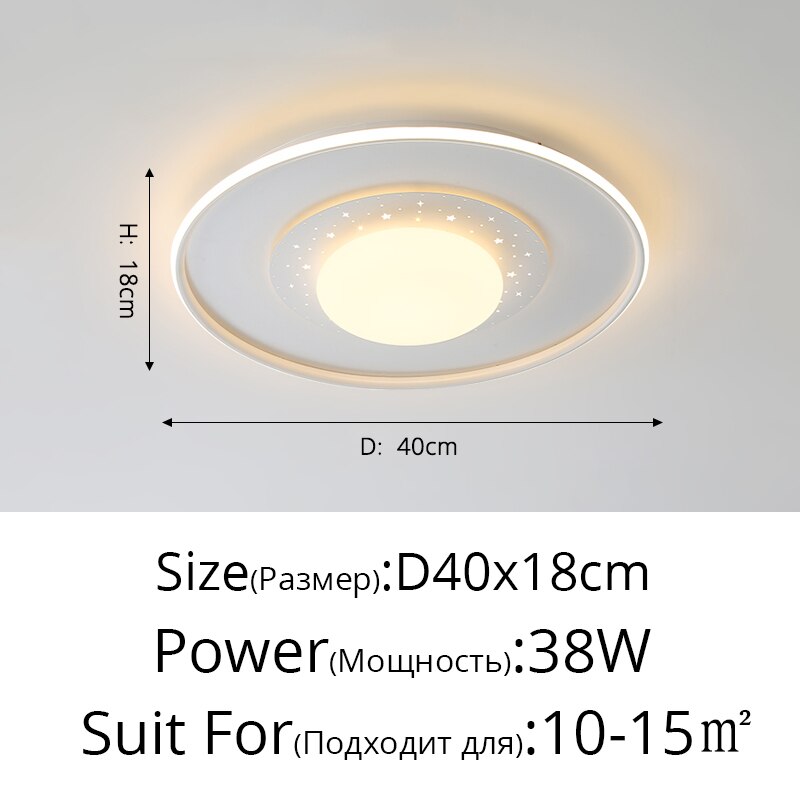 Nordic Led Ring Chandeliers Simple Modern Bedroom Ceiling Lights Personality Creative Lighting Art
