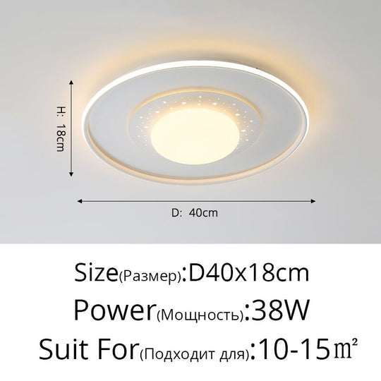 Nordic Led Ring Chandeliers Simple Modern Bedroom Ceiling Lights Personality Creative Lighting Art