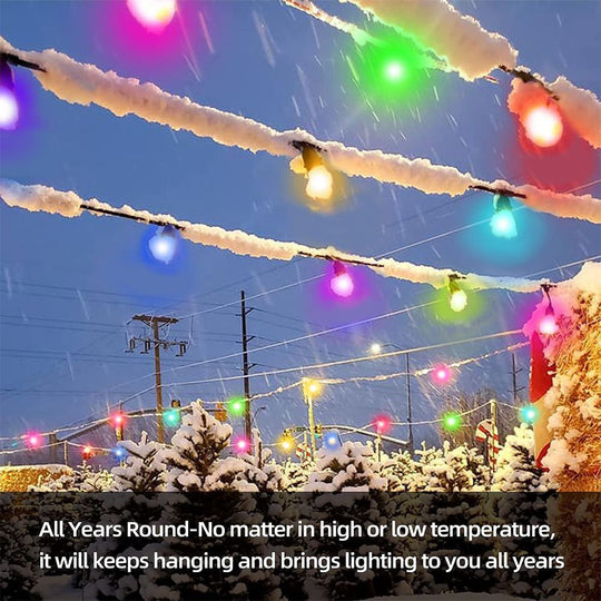 Bluetooth Led G40 String Lights: Vibrant Decor For Gazebos Gardens And Holidays String Lights