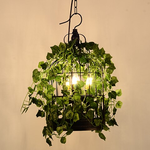 Plant Chandelier Net Red Music Western Restaurant Coffee Bar Hot Pot Shop Lighting Creative Cherry