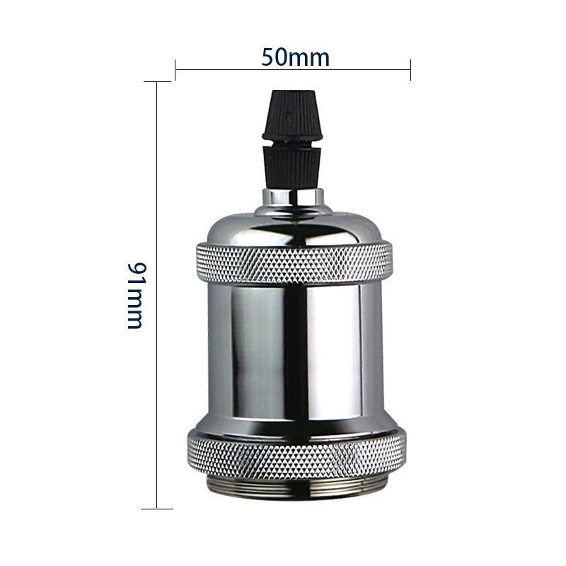 Retro Vintage Pendant Lights - E27/E26 Lamp Holder Socket Sliver / E27 Light