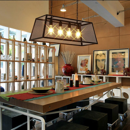 Nordic Industrial Restaurant Chandelier Retro Loft Bar Shop Internet Cafe Lighting Clothing Iron