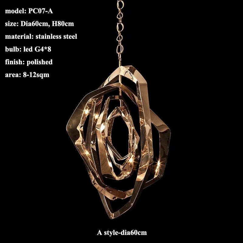American Art Pendant Lamp Light For Dining Room Living Bar Kitchen Restaurant Creative Hanging Chain