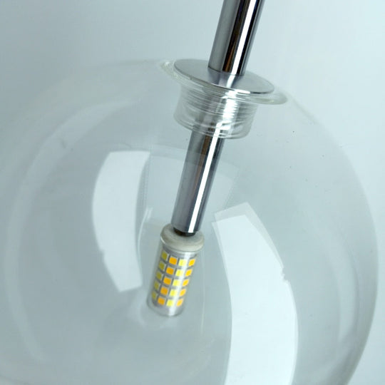 Nordic Pendant Lamp Modern Clear Glass Lights Ball Vintage Hanging For Loft Kitchen Living Room