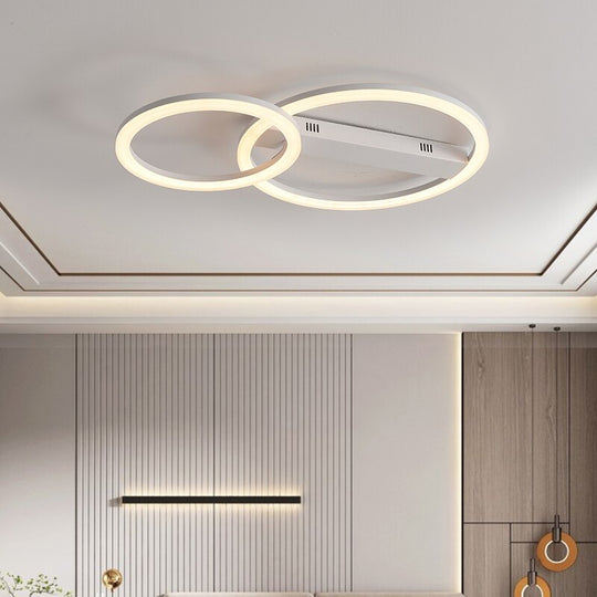 New Led Flush Mount Ceiling Light Home Modern Minimalist Bedroom Chandeliers Creative Personality