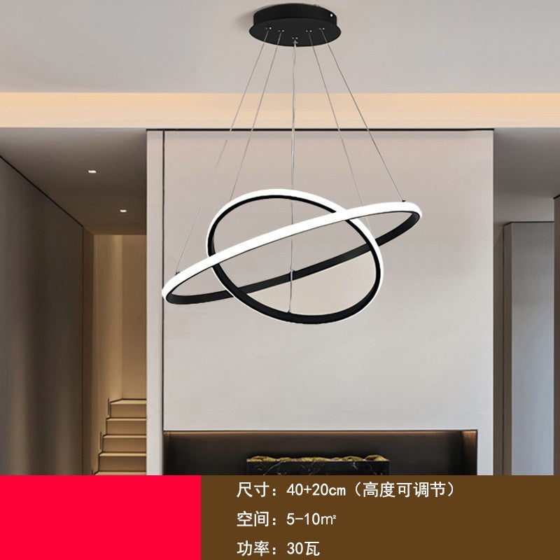 Chandelier Nordic Luxury Dining Bar Living Room Bedroom Shop Lighting Net Red Creative Simple Modern