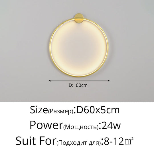 New Minimalist Led Wall Lamps For Bedroom Bedside Sofa Background Light Stairwell Aisle Hallway