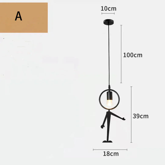 Creative Villain Chandelier Retro Wrought Iron Nordic Bedroom Living Room Dining Lamp Hotel New