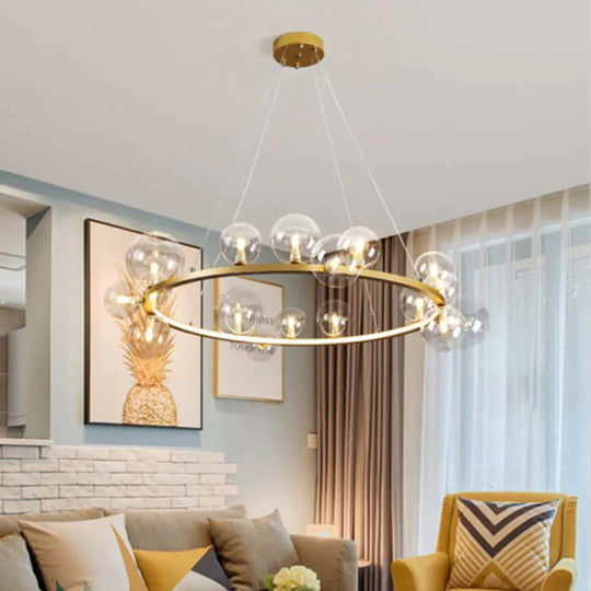 Aisha - Led Glass Chandelier Chandelier