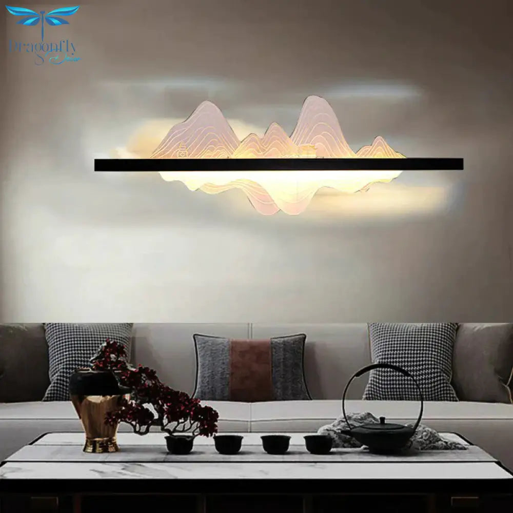 Aluminum Outdoor Lighting Ip65 Waterproof Led Wall Lamp Modern Garden Porch Sconce Lights Black