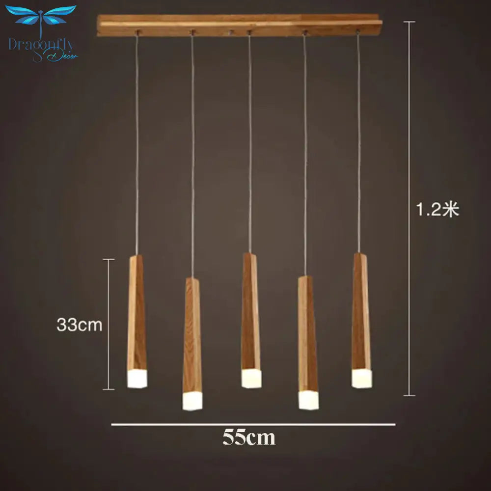 Amani - Nordic Minimalist Wood Art Pendant Lamp