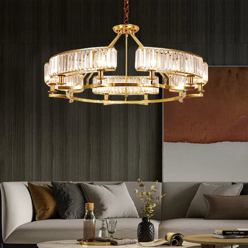 Modern Amreican Industrial Crystal Ceiling Lights E14 Led Lamp For Living Room Bedroom Kitchen