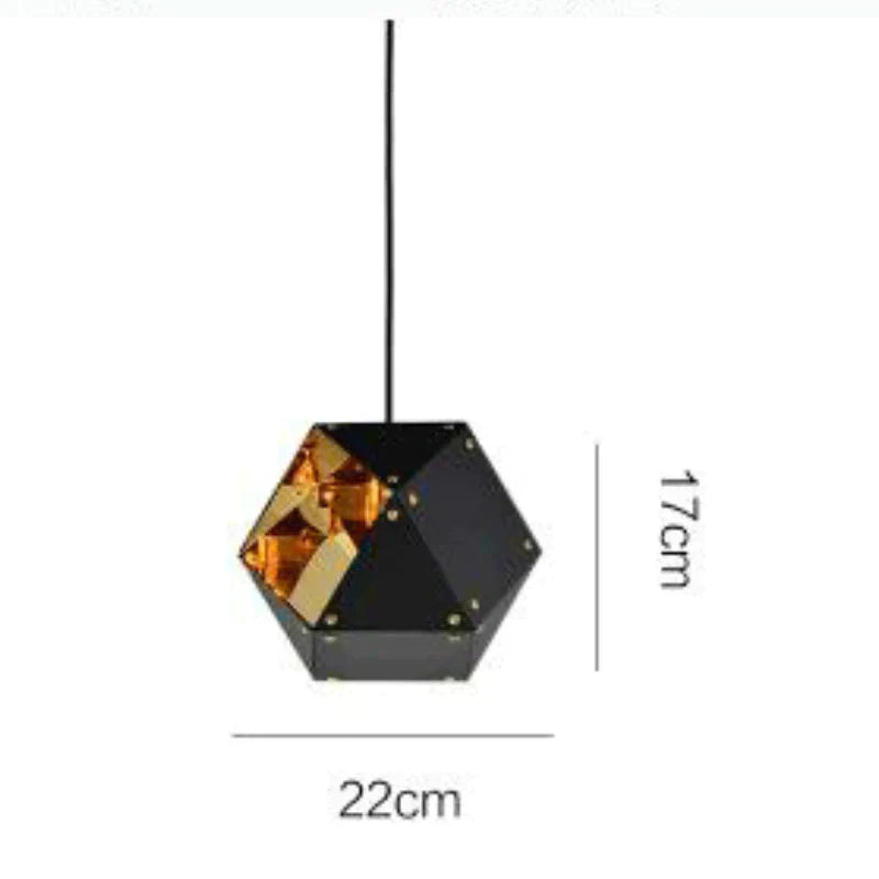 Post - Modern Living Room Luxury Chandelier Nordic Personalized Creative Restaurant Polyhedron