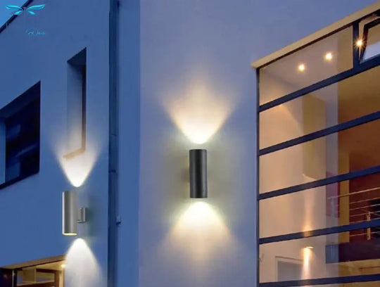 Black Gray Up Down Outdoor Wall Light 6W 10W 20W 30W 36W Porch Garden Waterproof Home Lighting