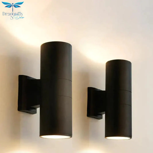 Black Gray Up Down Outdoor Wall Light 6W 10W 20W 30W 36W Porch Garden Waterproof Home Lighting