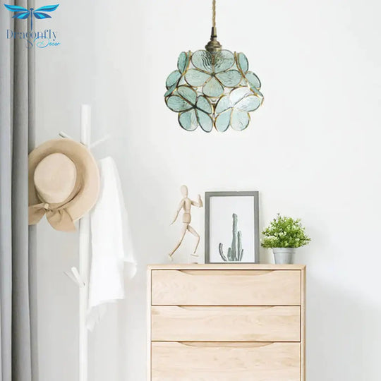 Blooming Beauty: Tiffany Style Pendant Light With Captivating Colors Lighting