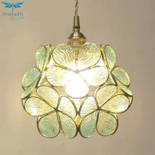 Blooming Beauty: Tiffany Style Pendant Light With Captivating Colors Lighting