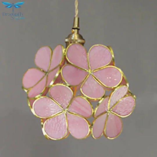 Blooming Beauty: Tiffany Style Pendant Light With Captivating Colors Lighting