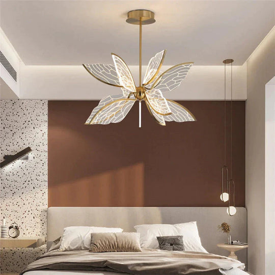 Butterfly Led Pendant Lamp For Living Dining Room Restaurant Home Decoration Pendant Light