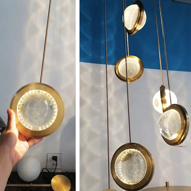 Clara - Led Crystal Glass Ball Pendant Lights For Indoor Lighting Light