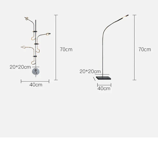 Creative Background Wall Sunset Atmosphere Lamp Floor Lamps