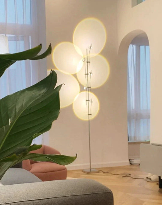 Creative Background Wall Sunset Atmosphere Lamp Floor Lamps