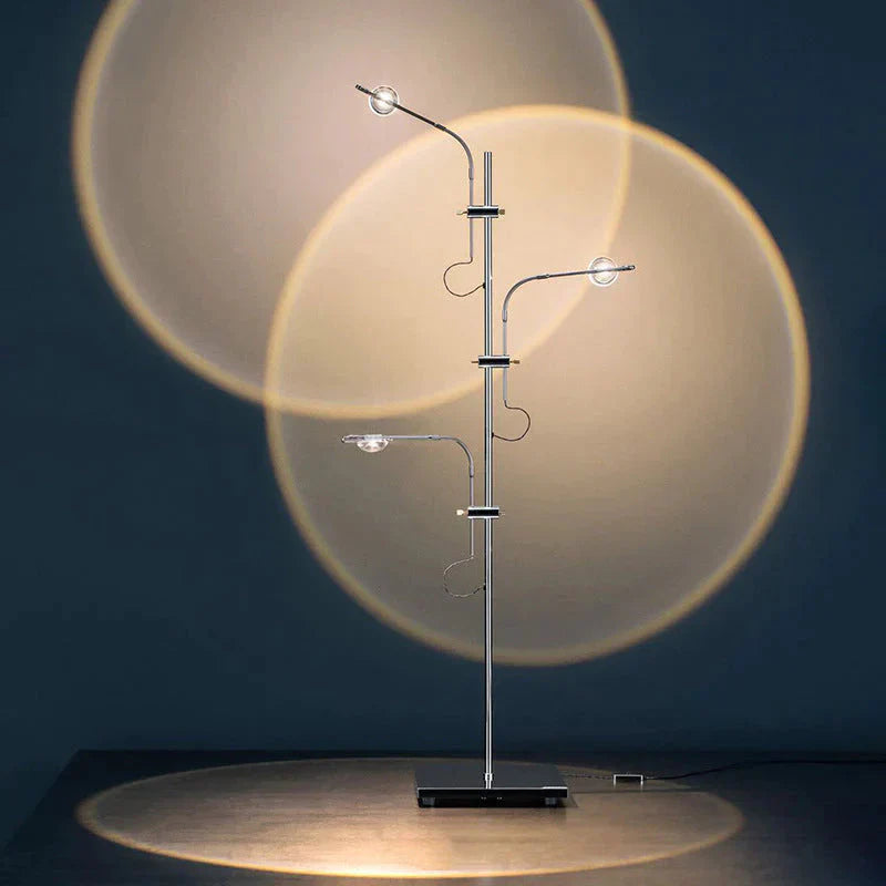 Creative Background Wall Sunset Atmosphere Lamp Floor Warm Light / 3 - Heads Floor Lamp Lamps